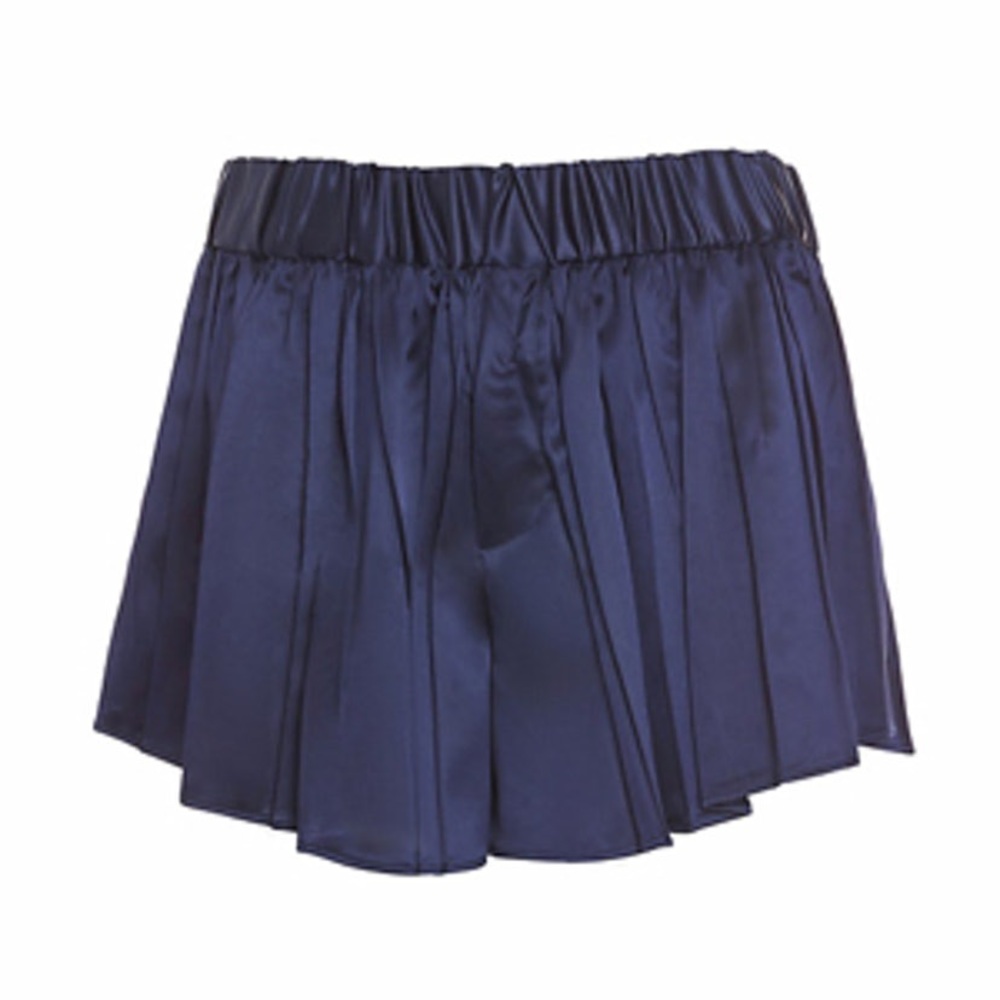 Rag and Bone Navy Satin “Goa” Shorts